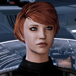 Kelly Chambers. Image credit http://masseffect.wikia.com/wiki/Kelly_Chambers?file=Kelly_ME2_boxshot.png