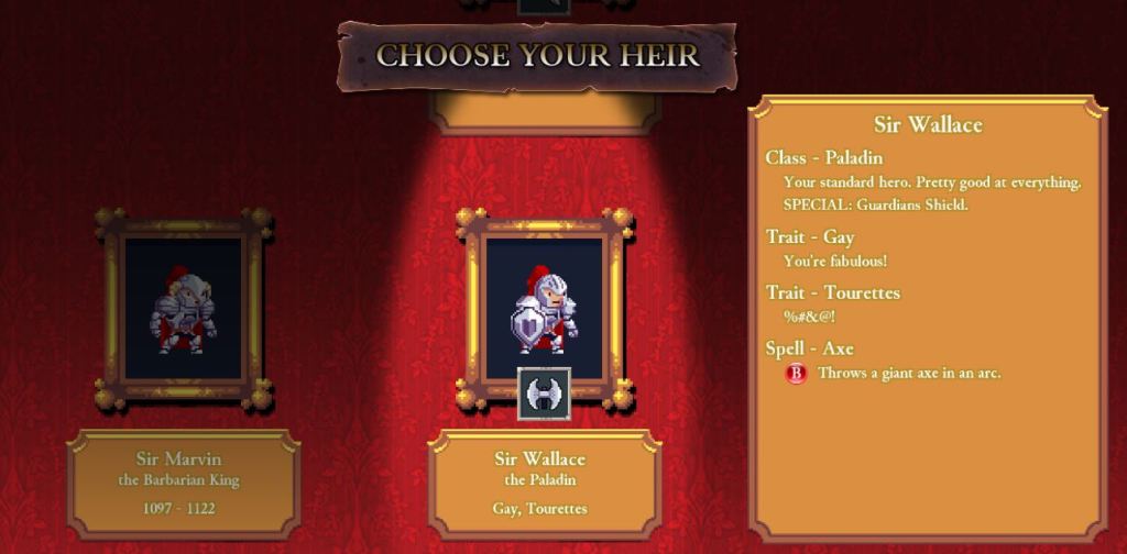 Image credit: http://www.mediumdifficulty.com/wp-content/uploads/2013/07/rogue-legacy-gay.jpg